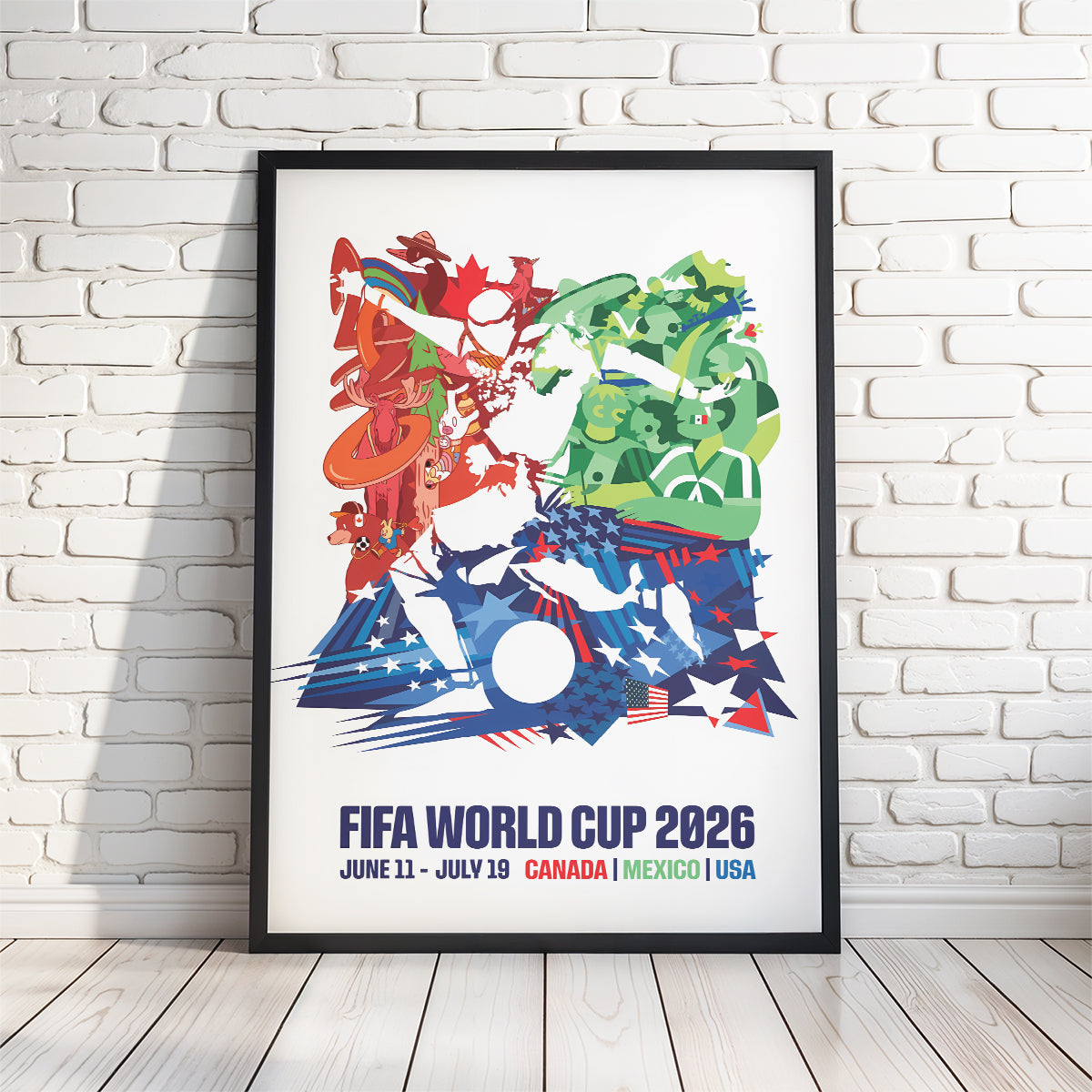 World Cup soccer poster prints