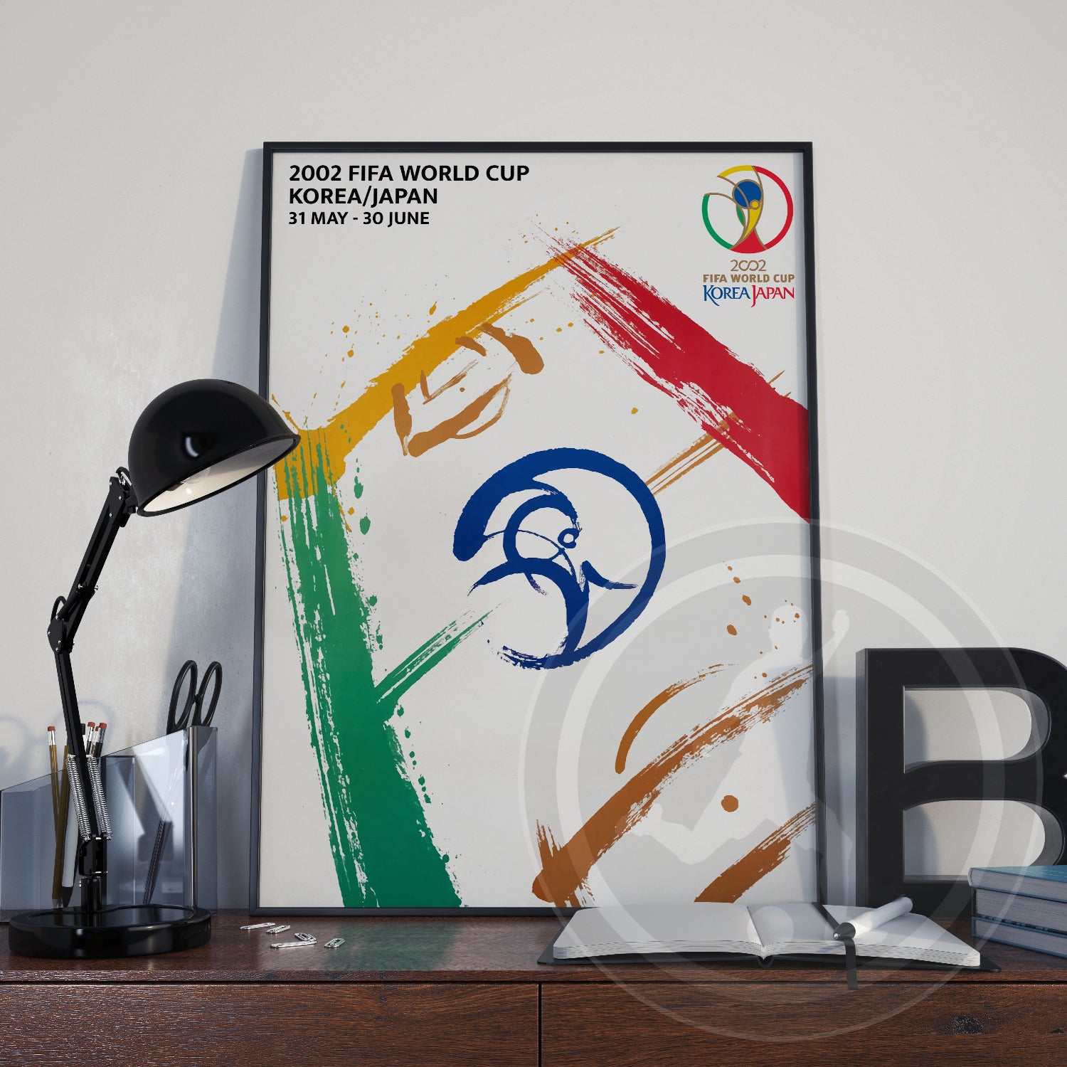 FIFA World Cup 2002 poster - Korea Japan World Cup 2002