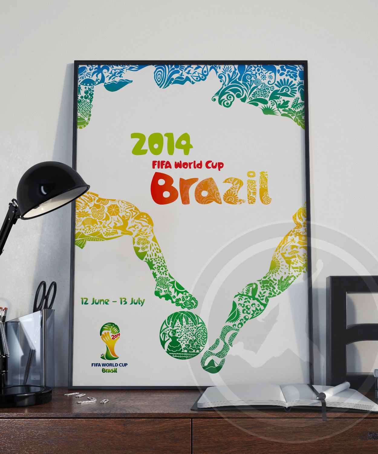 World Cup 2014 poster - Brazil 2014