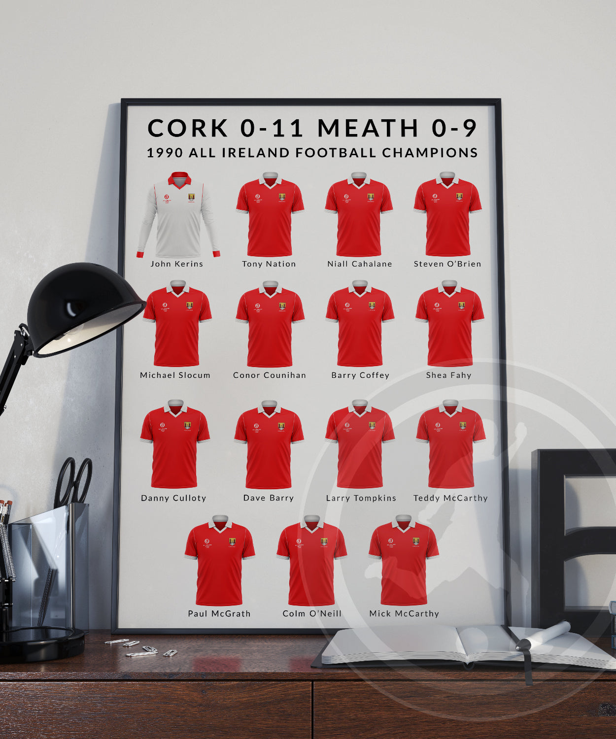 Cork GAA 1990 All Ireland Football Champions poster
