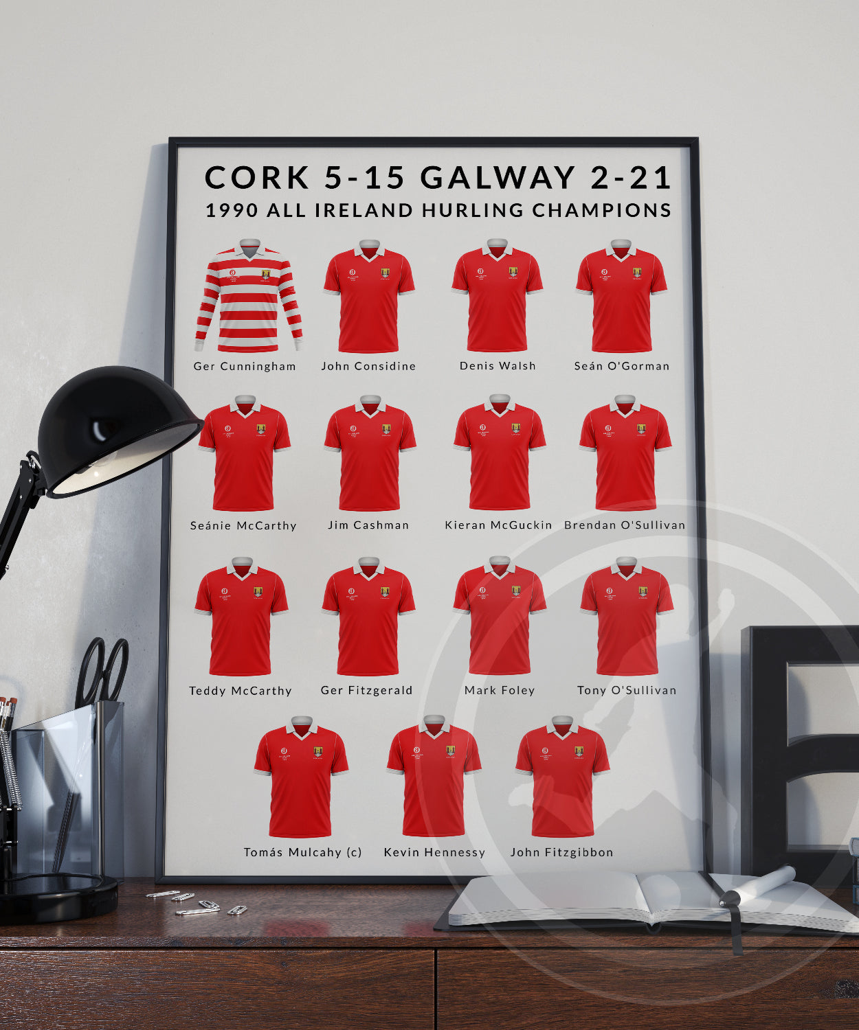 Cork GAA 1990 All Ireland Hurling Champions Poster