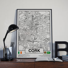 Cork City Ireland poster - World Cities