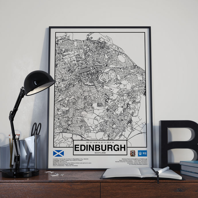 Edinburgh Scotland poster - World Cities