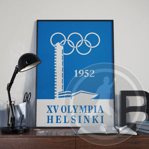 Helsinki - Olympic Games 1952 Poster