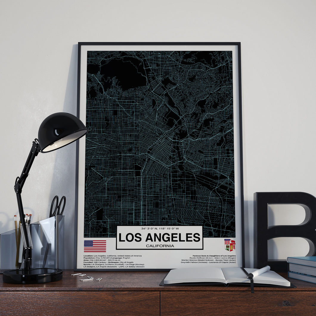 Los Angeles USA poster - World Cities