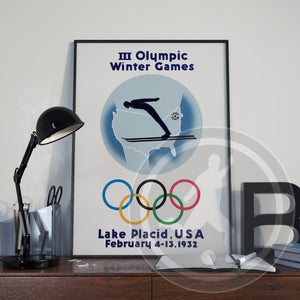 Lake Placid - Winter Olympic Games 1932 Poster