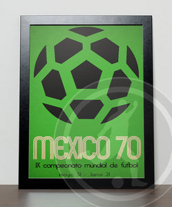 World Cup 1970 poster - Mexico 70