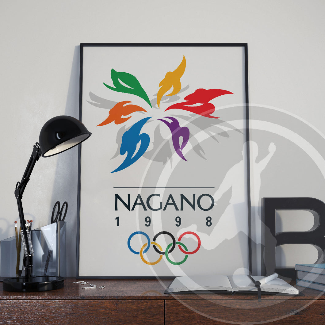 Nagano Winter Olympic Games 1998 Poster