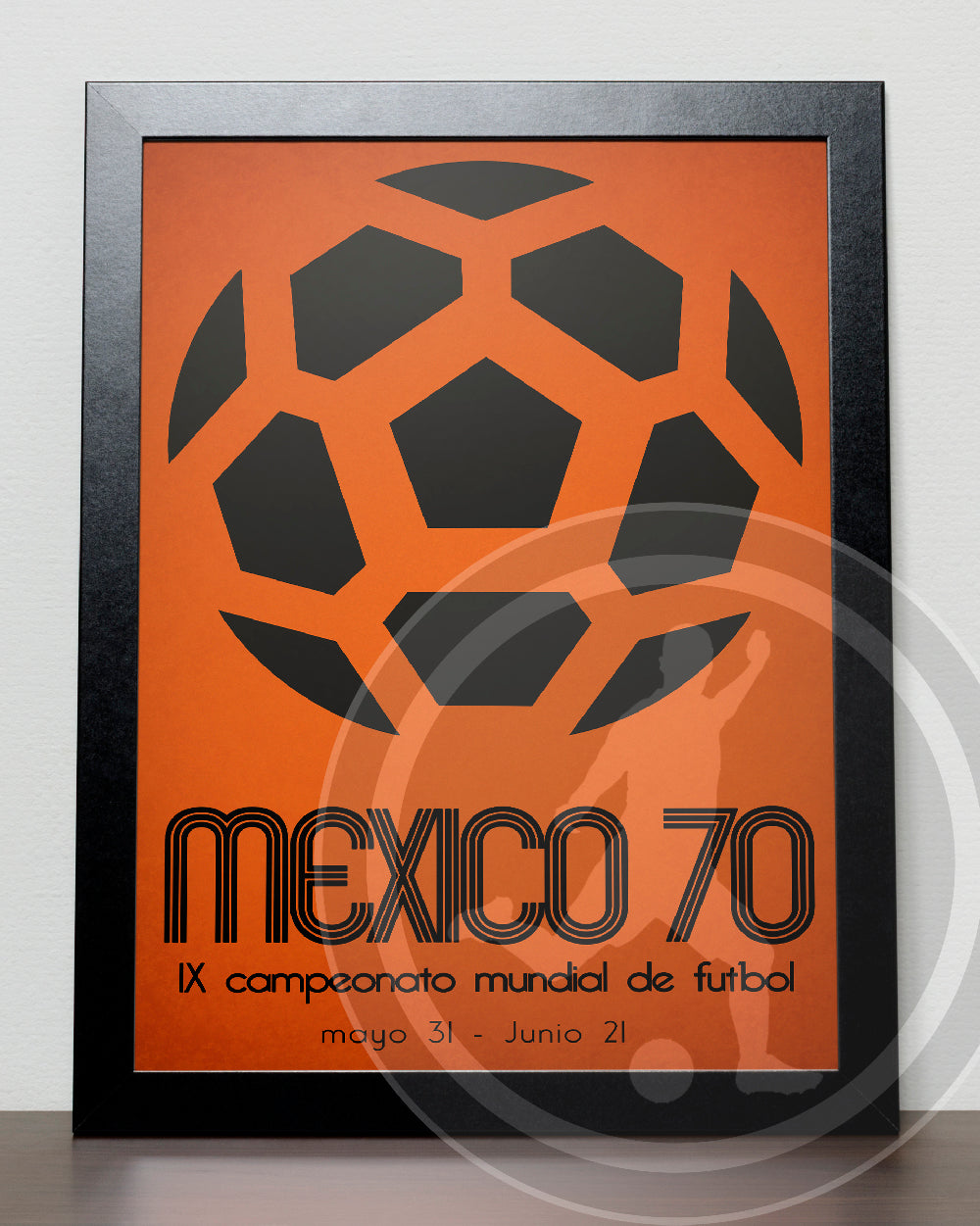 1970 World Cup soccer poster - Mexico 70