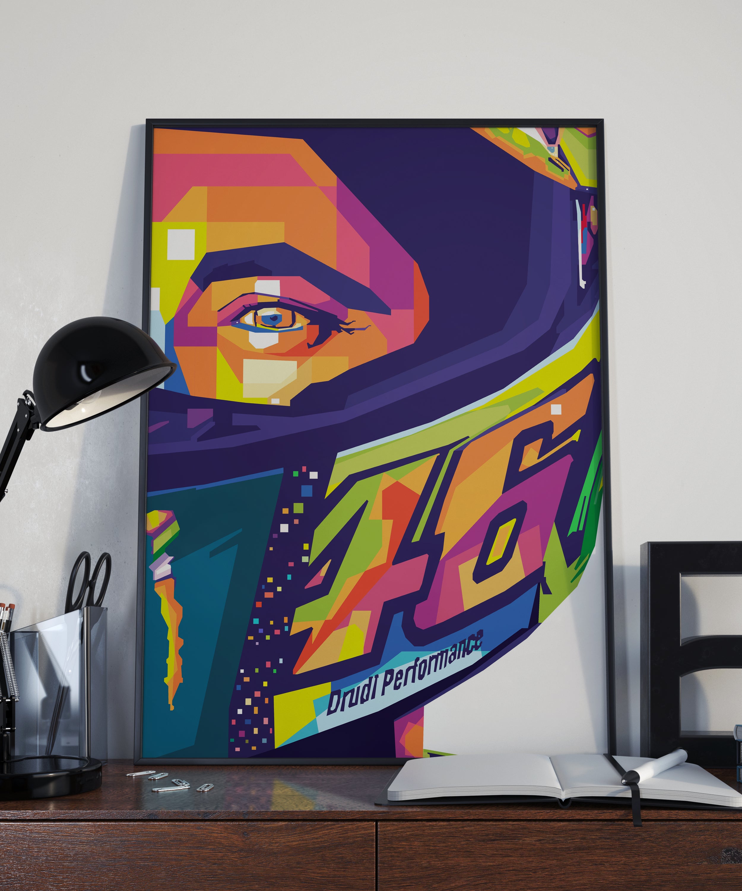 Valentino Rossi MOTOGP Poster print