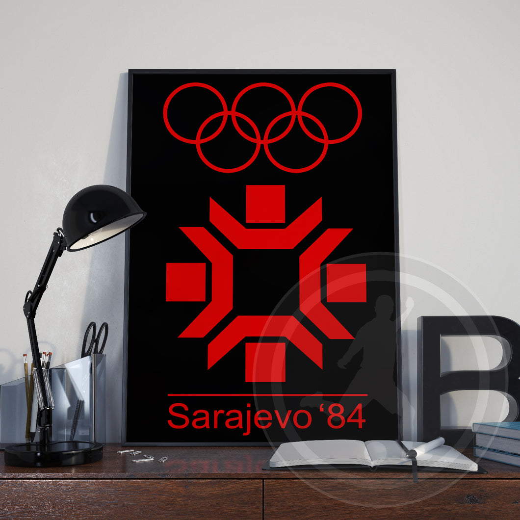 Sarajevo Winter Olympic Games 1984 Poster