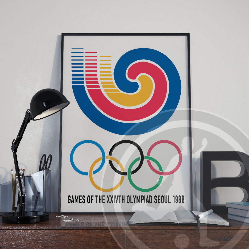 Seoul 1988 Olympic Games Poster