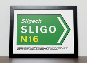 Irish Road signs - SLIGO , Ireland