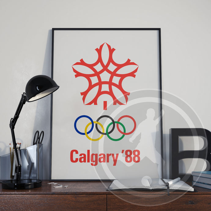Calgary 1988 Winter Olympic Games Poster