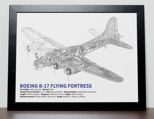 Boeing B-17 Flying Fortress Poster