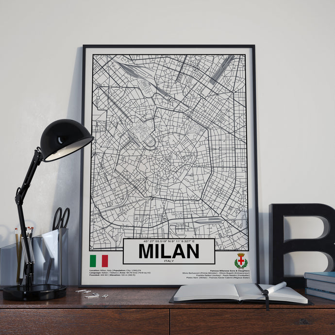 Milan Italy poster - World Cities